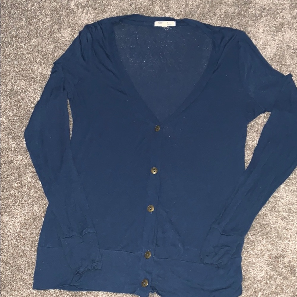 Blue Cardigan
